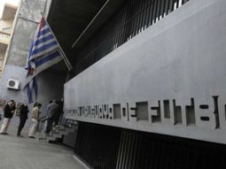 La sede de la Asociación Uruguaya de Fútbol