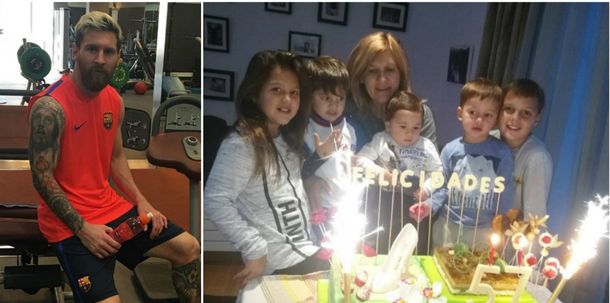 Cumpleaños de la mamá de Leo Messi