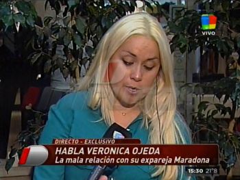 Se quebró Ojeda: Di mi vida por Diego, él no