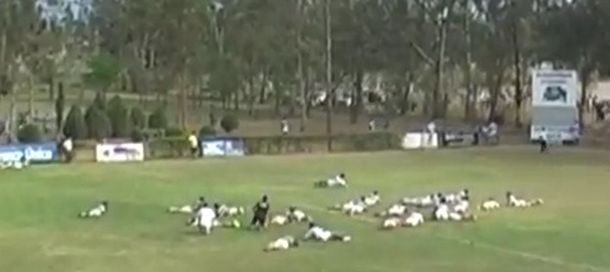 Descontrol y tiros en medio de un partido de rugby en Salta