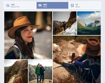 Facebook cambia la manera de mostrar las  fotos de sus usuarios