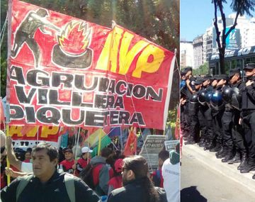 Organizaciones sociales volvieron a cortar 9 de julio y Belgrano