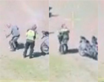 Dos motoqueros recorrieron la ruta 40, un dron mostró su llegada y el video se hizo viral