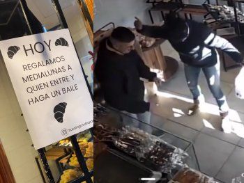 La panadería que regala medialunas a clientes que entran bailando al local