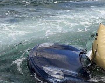 Tiró la Ferrari al agua en Palm Beach - Crédito: Code 3