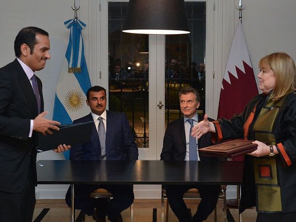 Macri y acuerdo con Qatar