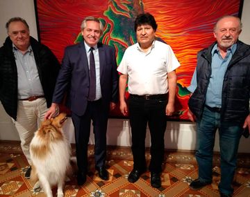 El Presidente cenó anoche en Olivos con Evo Morales tras el triunfo del MAS en Bolivia