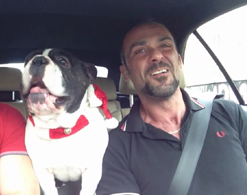 El bulldog que canta a la par de sus dueños