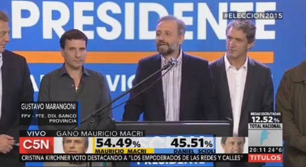Marangoni: Queremos ser prudente con la carga de los datos