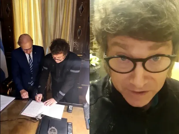 Javier Milei sorteó su última dieta como diputado de la Nación