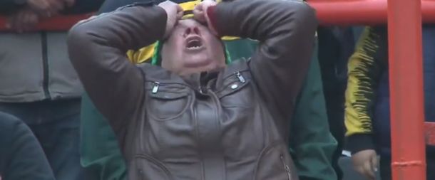 Una señora hincha de Aldosivi quería mufar a River pero le salió todo al revés