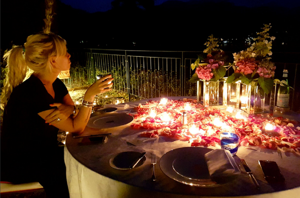 La cena millonaria que Icardi le regaló a Wanda: platos con oro, hidromasajes y romanticismo