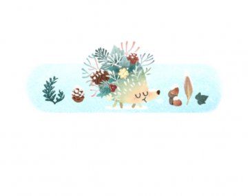 El doodle de Google para darle la bienvenida al invierno