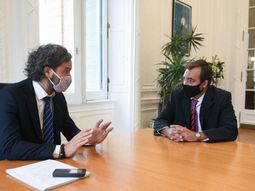 Cafiero recibió a Martín Soria, y juntos delinearon la gestión en el Ministerio
