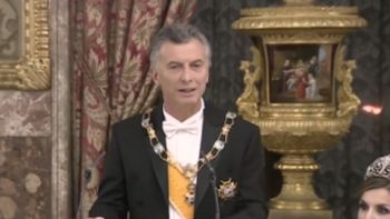 Macri en la cena de gala en su honor Macri en la cena de gala en su honor