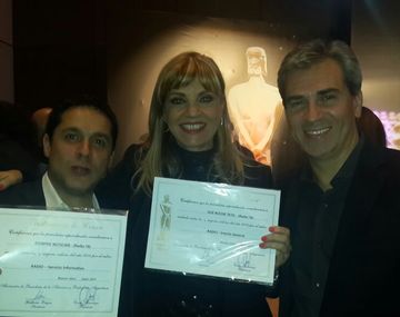 Los nominados de Radio 10 al Martín Fierro recibieron sus diplomas