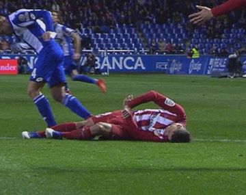 Así quedó el Niño Torres tras el choque con un rival