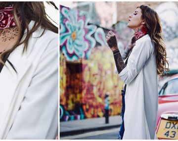 La campaña de moda de Cande Tinelli en Londres