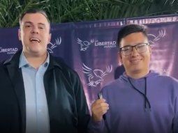 Daniel Parisini, el Gordo Dan, junto a Pablo López.