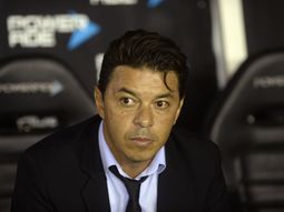 Marcelo Gallardo en el estadio de Lanús Marcelo Gallardo en el estadio de Lanús