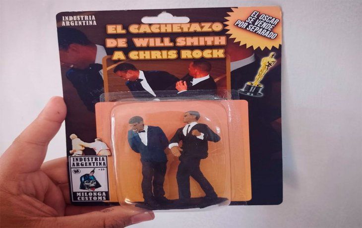 Sacaron a la venta los muñecos del cachetazo de Will Smith a Chris Rock