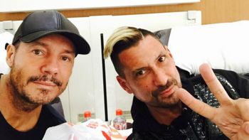 marcelo tinelli y el tirri, en europa para ver la final de la champions league marcelo tinelli y el tirri, en europa para ver la final de la champions league