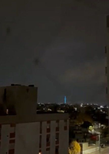 La tormenta eléctrica llegó a varias localidades.