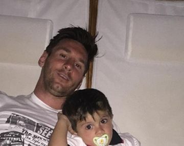 Chau misterio: el hijo de Messi es hincha de...
