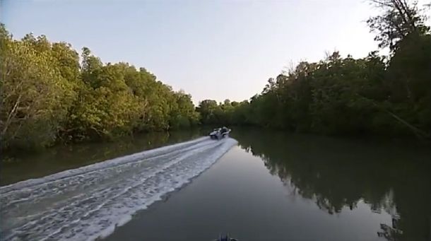 Un hombre peleó durante tres horas con un cocodrilo en el agua y sobrevivió