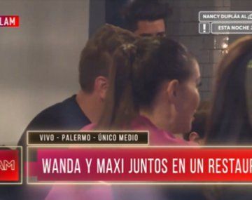 Wanda Nara y Maxi López compartieron una cena familiar junto a sus hijos