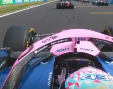 Así fue la largada de Franco Colapinto en el Gran Premio de Japón: ganó una posición