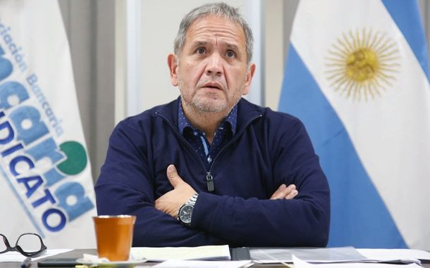 Sergio Palazzo, titular de la Asociación Bancaria. Sergio Palazzo, titular de la Asociación Bancaria.