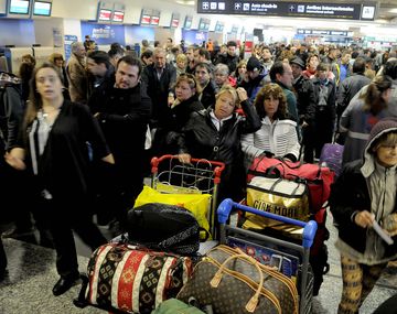 Aeroparque: llegó tarde
