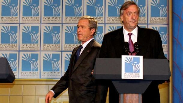 Con el discurso de Néstor, Cristina Kirchner conmemoró los 10 años del No al Alca