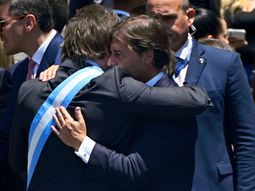 Javier Milei, presidente de Argentina y Luis Lacalle Pou. Javier Milei, presidente de Argentina y Luis Lacalle Pou.