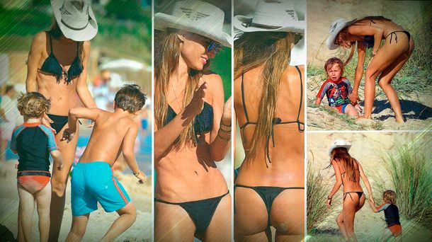 Pampita, la soltera de oro, con una diminuta bikini en las playas de José Ignacio