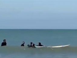 Insólita pelea de surfistas a trompadas en Mar del Plata