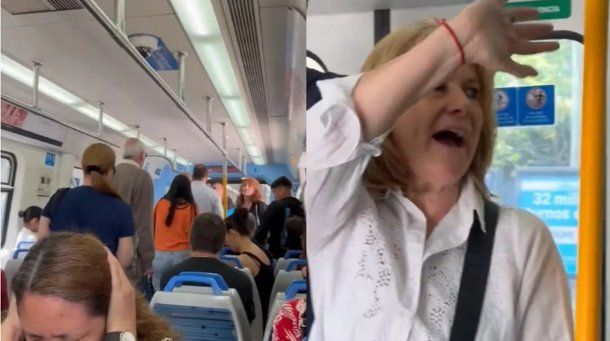 Video: violentos atacaron a dos militantes que repartían boletas de Sergio Massa en el tren