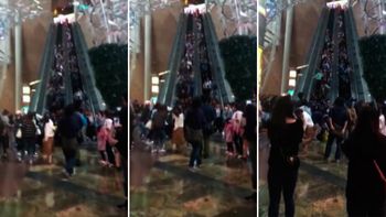 Terrible accidente en una escalera mecánica de Hong Kong Terrible accidente en una escalera mecánica de Hong Kong