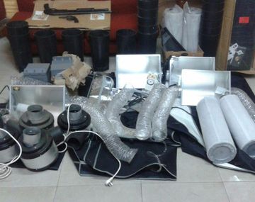 Intentaban construir un invernadero de marihuana y fueron detenidos
