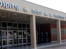 Este es el hospital en el que está internado el menor. Está fuera de peligro