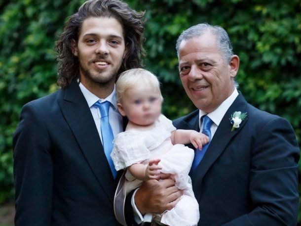 Santiago Maratea y su padre