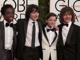 Los chicos de Stranger Things en la alfombra de los Globo de Oro Los chicos de Stranger Things en la alfombra de los Globo de Oro