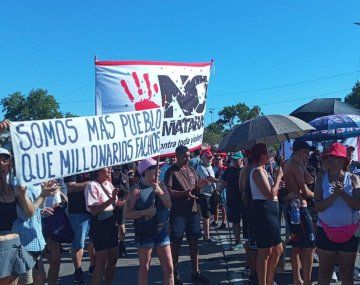 Dolor en Villa Lugano: familiares y vecinos marcharon tras la muerte de Gabriel González