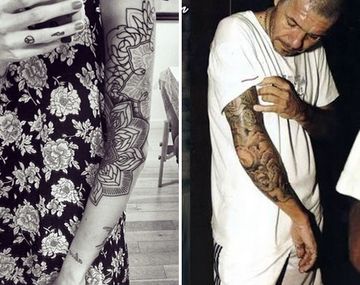 Candelaria copia el look a su padre con un tattoo