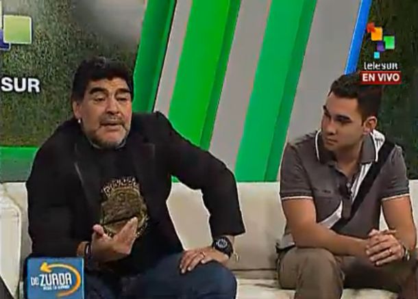 El encuentro de Diego Maradona con los cinco héroes cubanos