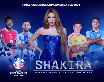 Shakira fue confirmada como la artista que dará el show en la final de la Copa América