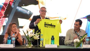 Julio Zamora presentó la segunda edición del IronMan Tigre 70.3 Julio Zamora presentó la segunda edición del IronMan Tigre 70.3