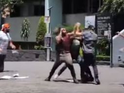 Pelea entre dos presentadores de TV