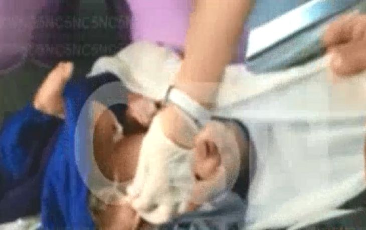 Mirá el rescate de la beba abandonada en una estación de servicio